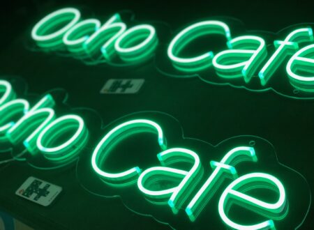 Ocho Cafe Neon Sign